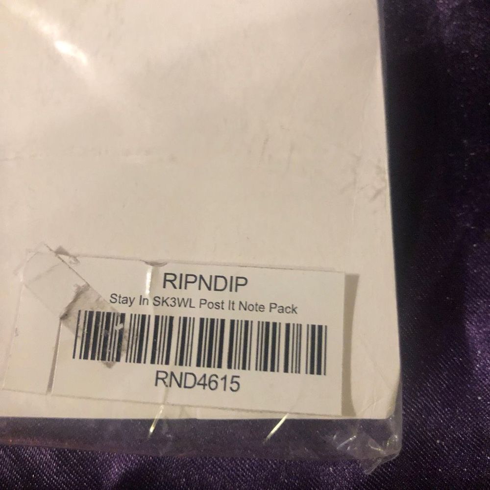 RIPNDIP Stay In Sk3wl Post It Note Pack - Picture 2 of 3